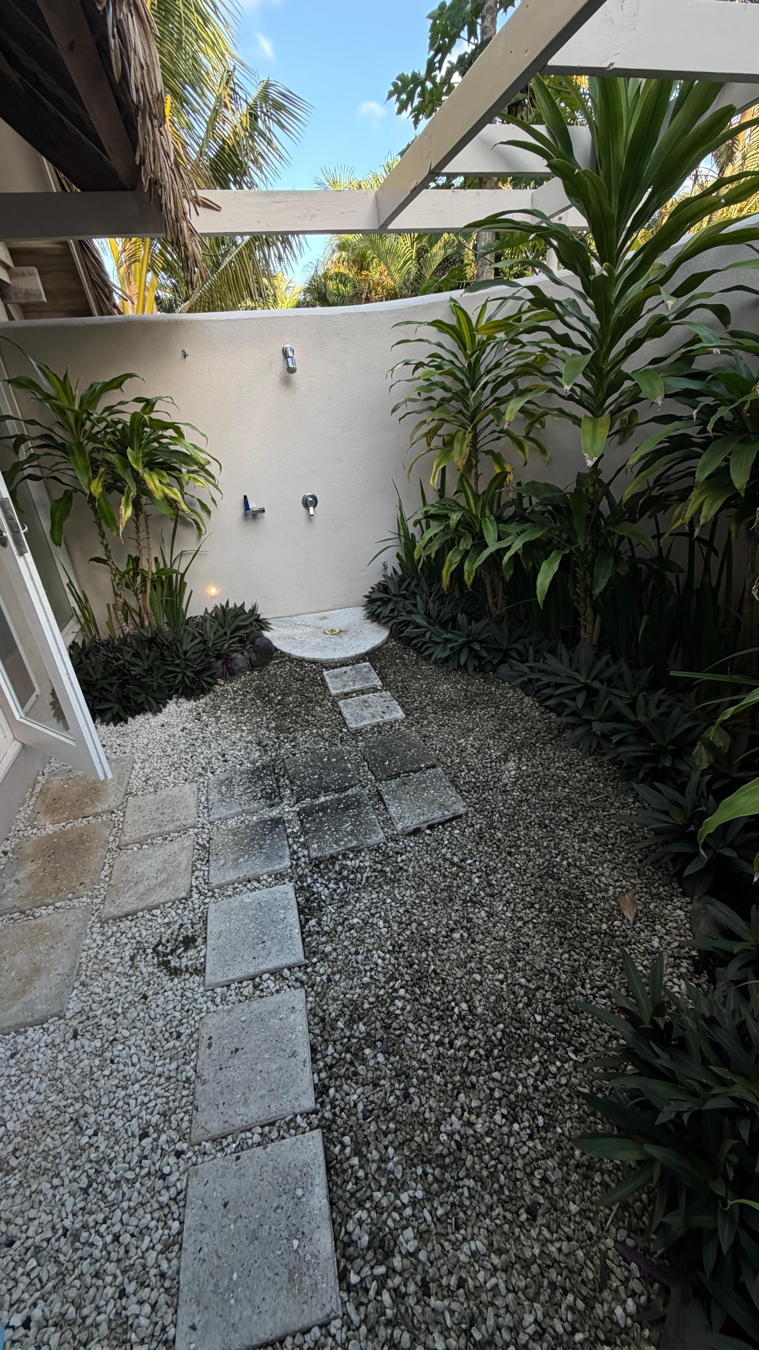 Outdoor shower 