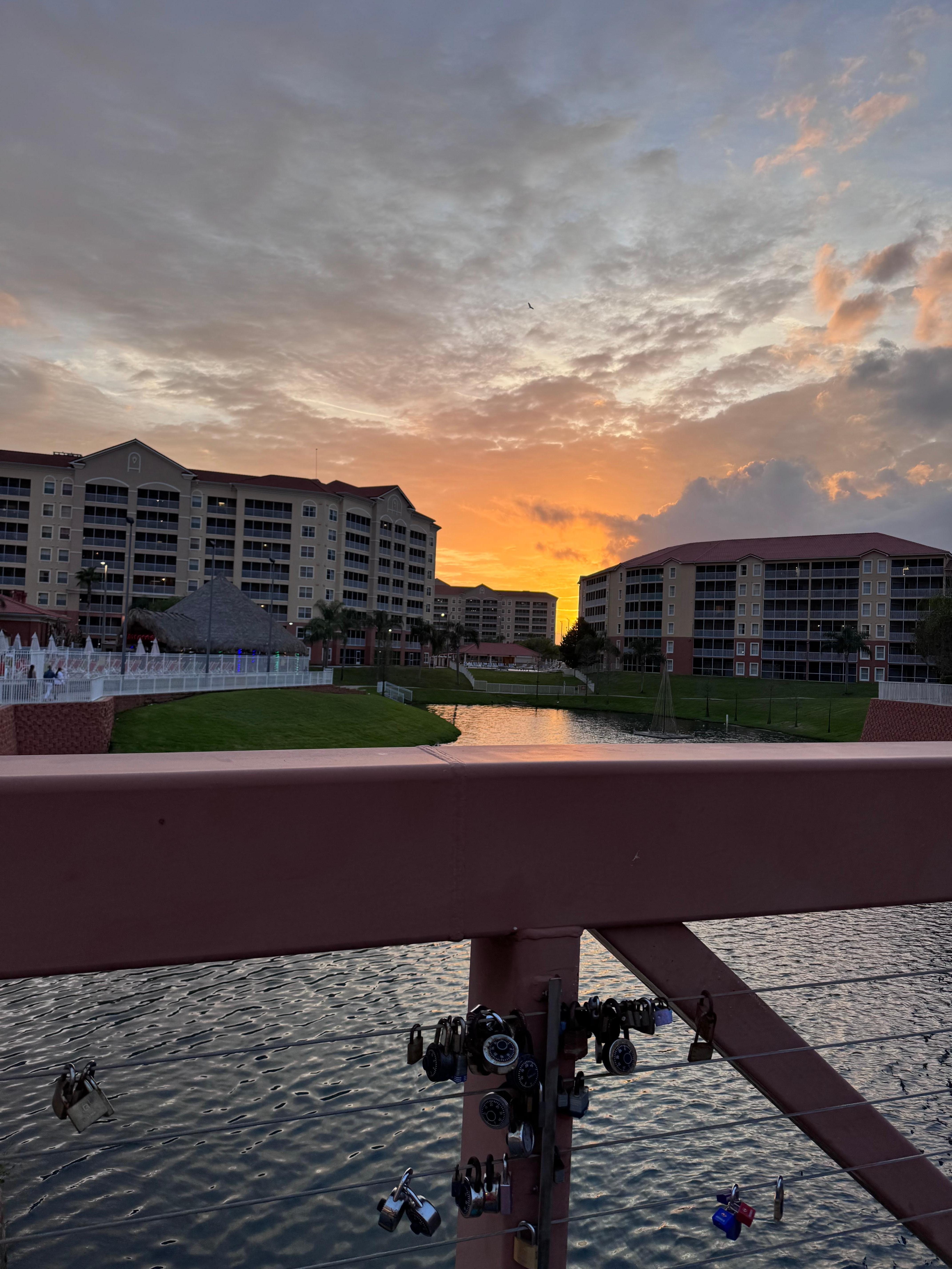 Beautiful Spring sunset