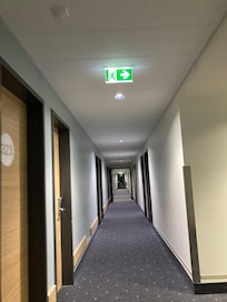 El pasillo del hotel, no tuve el reflejo de sacar fotos de la habitación