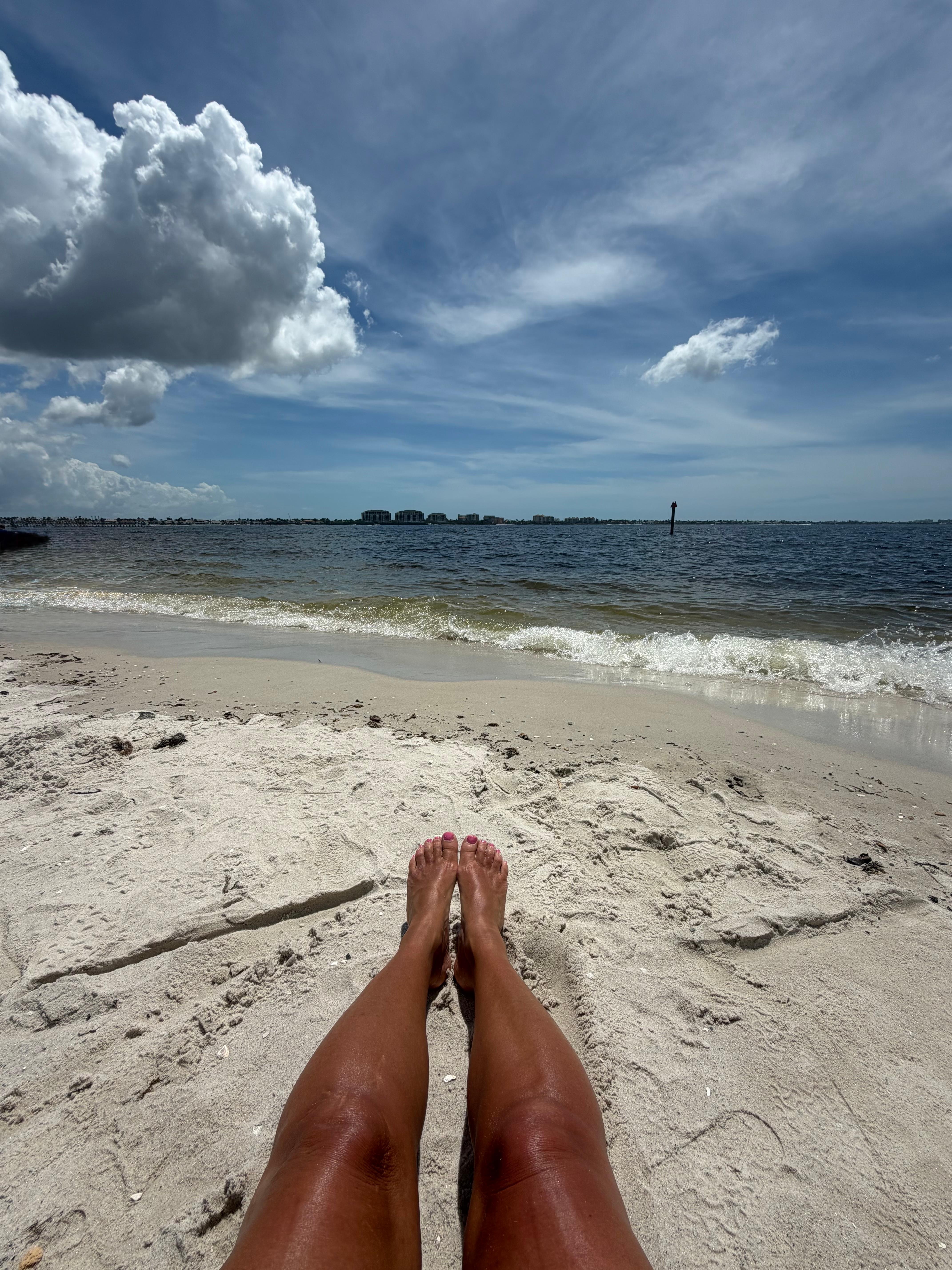 Nearby public beach