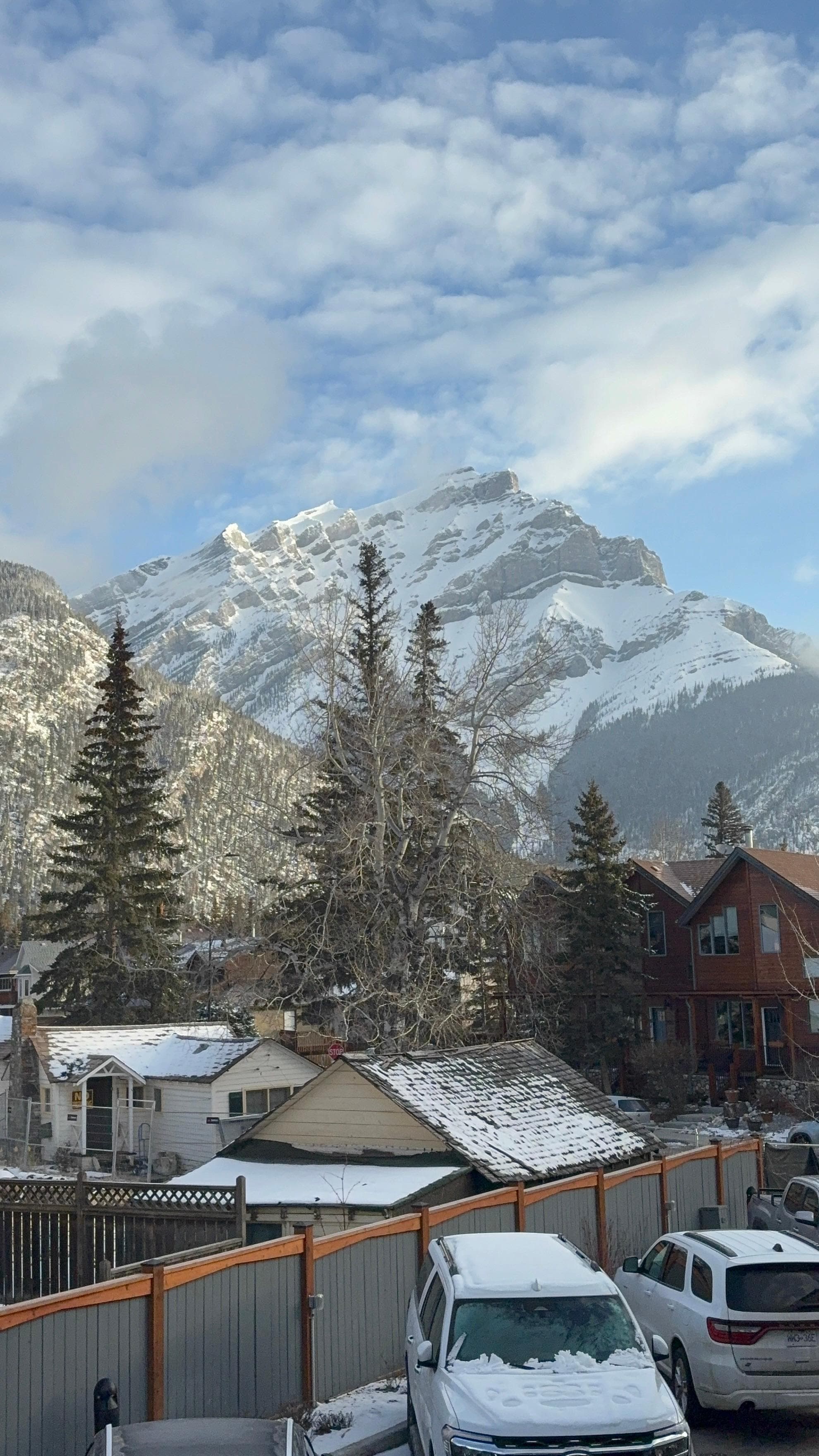 Balcony view to the right of our room. 