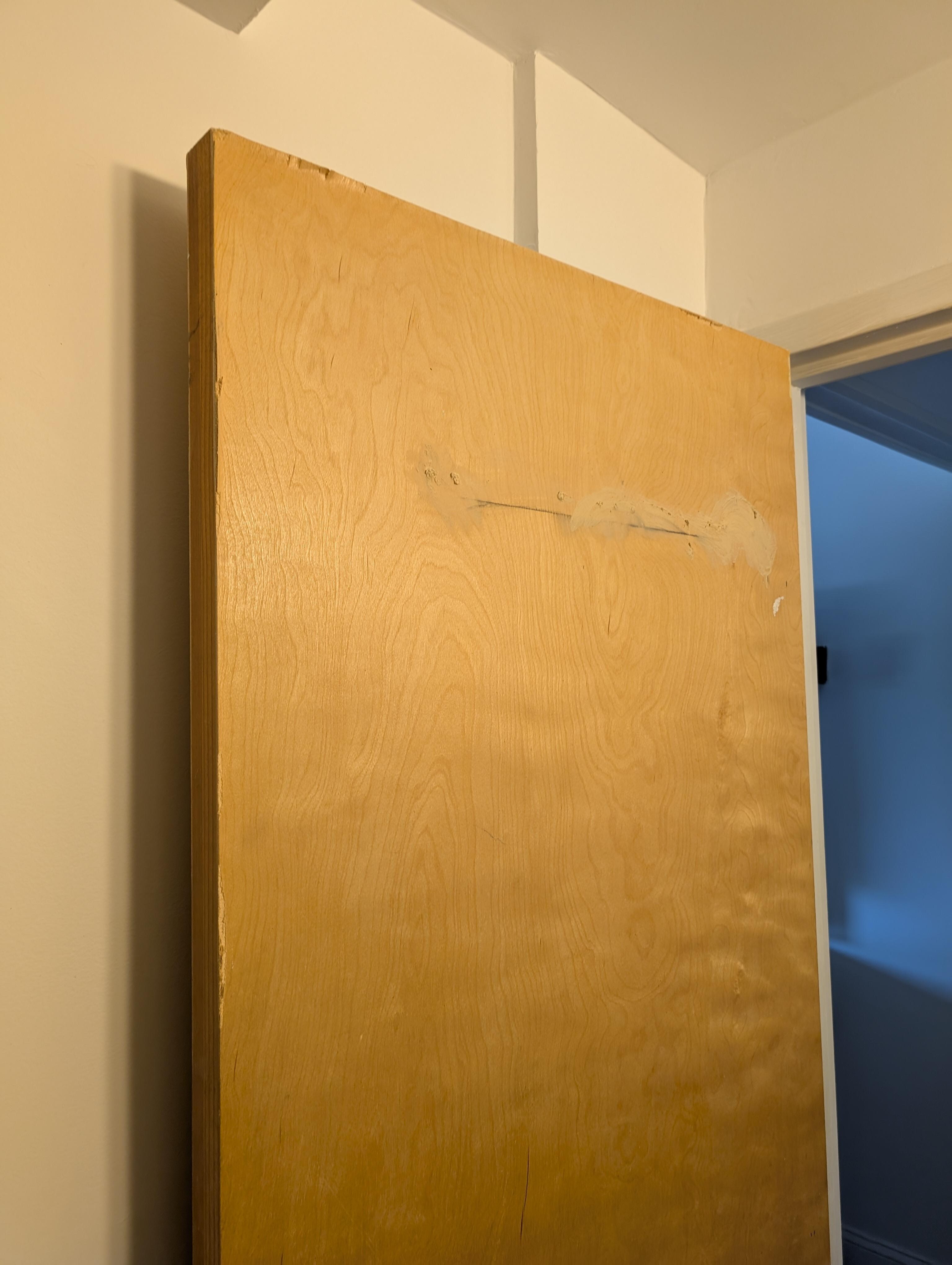 I don't think this door is the original 🤔