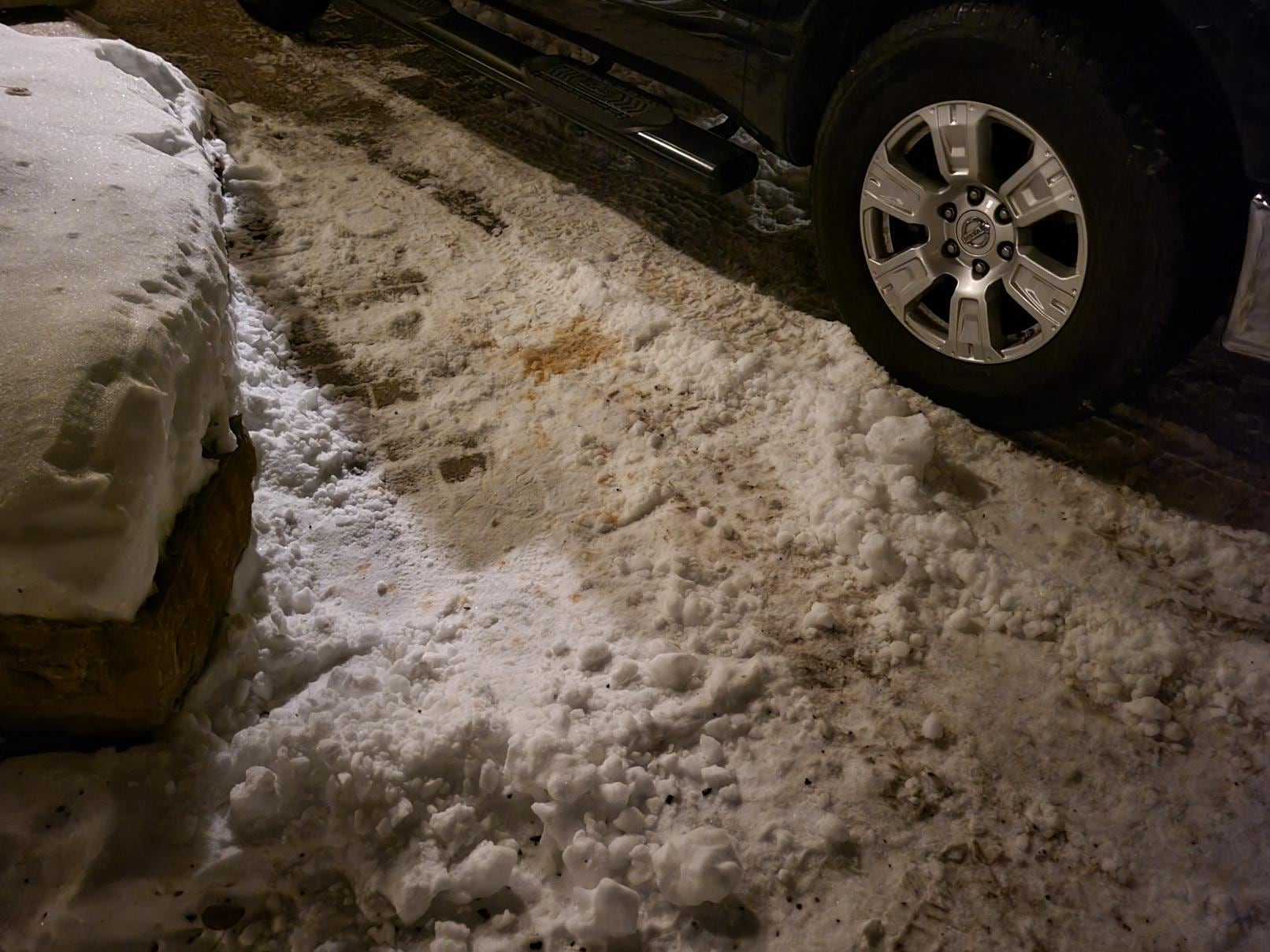We were told not to park in the garage, so they left us on snow and an ice mound, which appeared to be there for days.  Safety issue