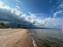 One day a storm rolled in