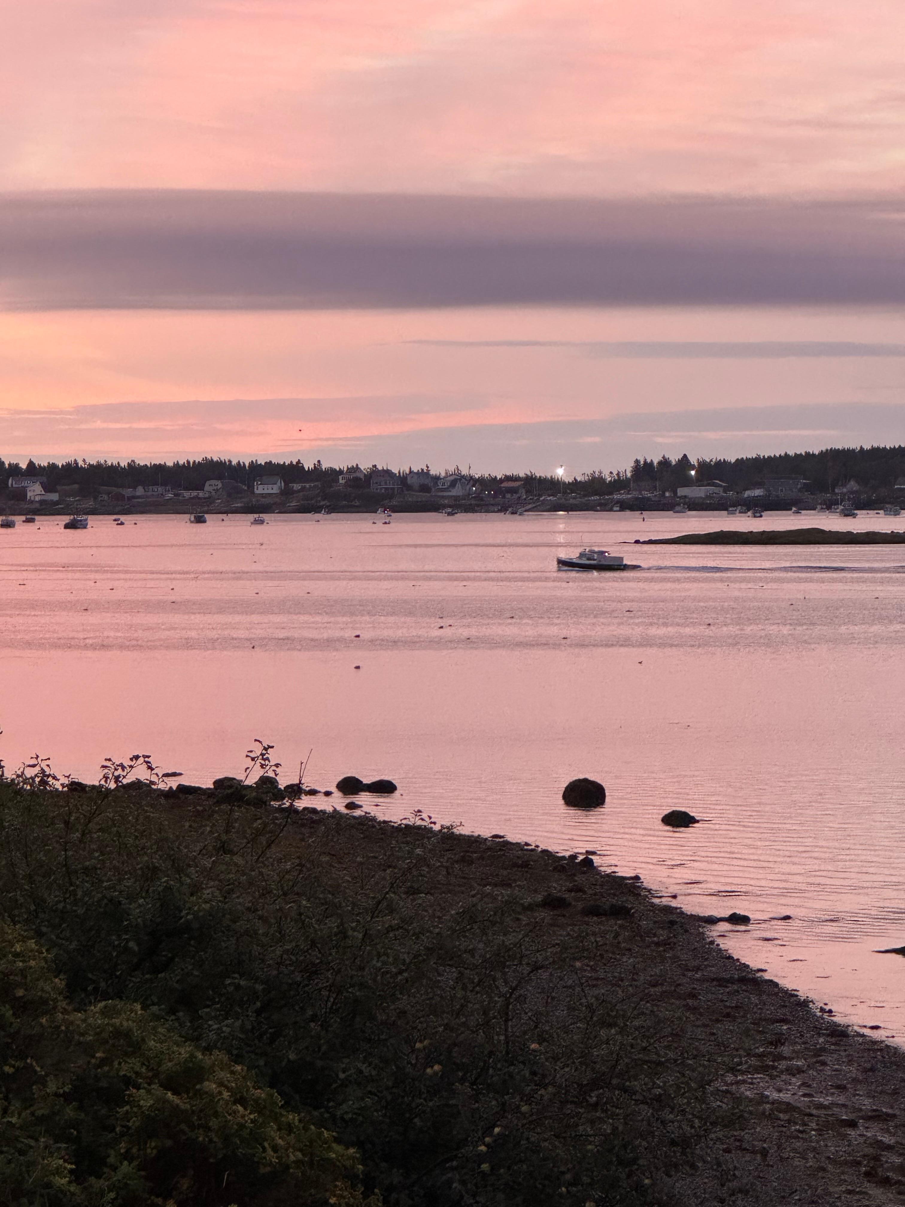 Sunrise / Sunset from deck.