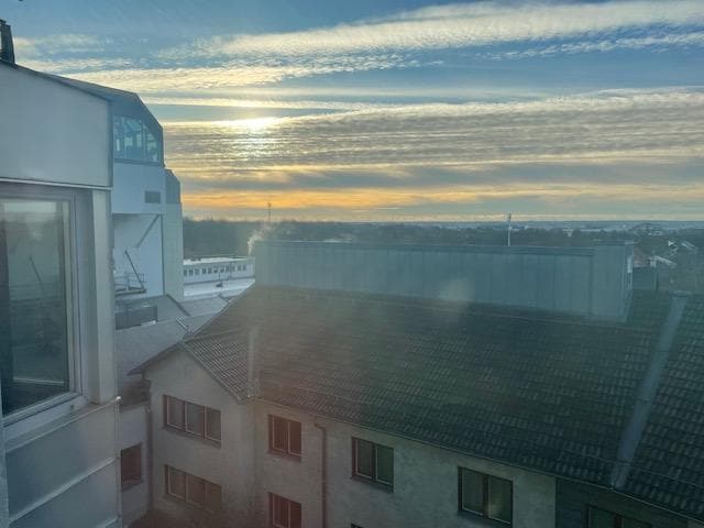 Udsigten fra hotelværelse