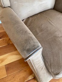 Stained dirty chairs