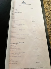 Menu page 1