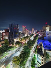 View from the roof top bar