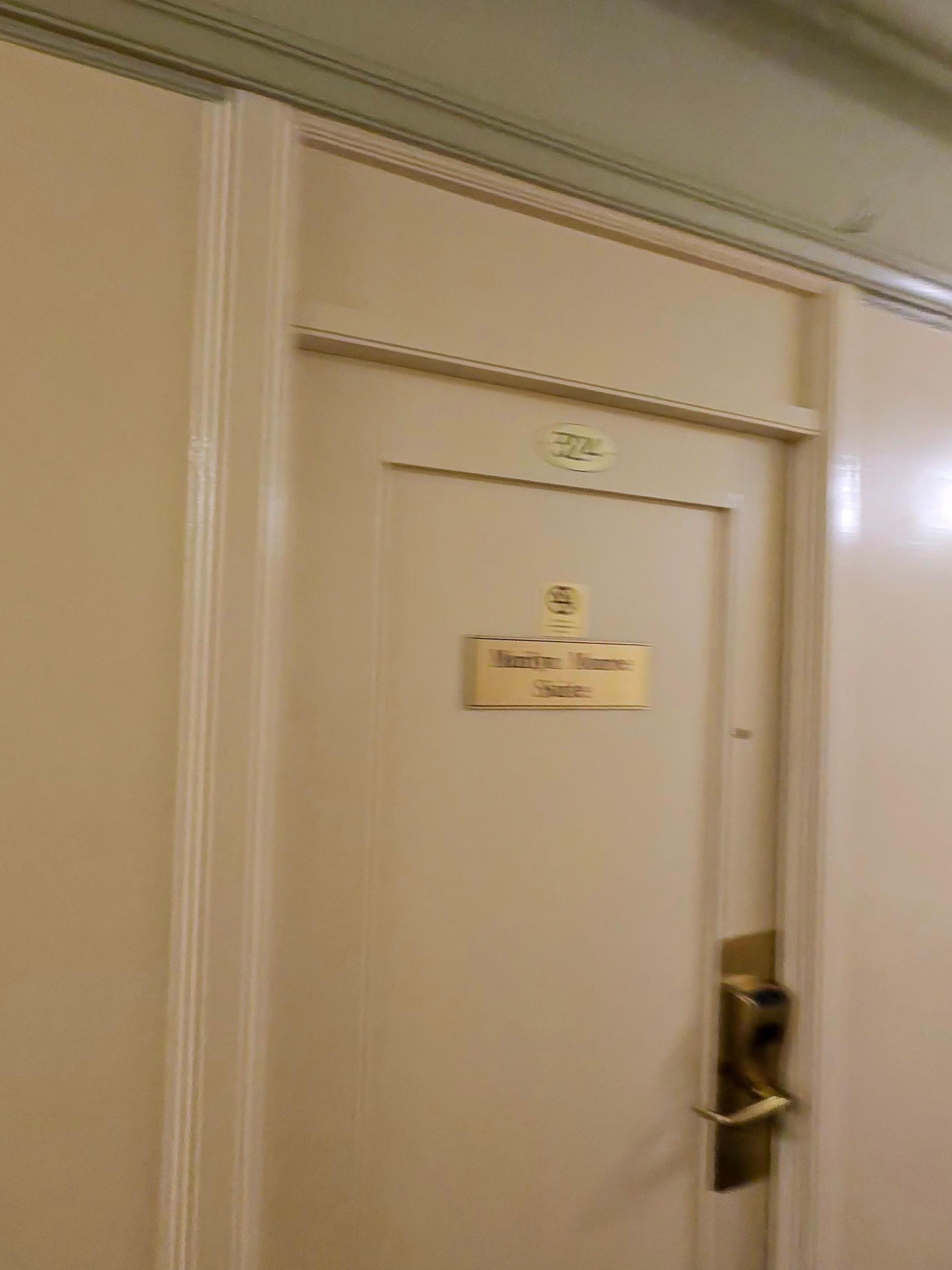 The Maryln Monroe Suite Door on 3rd Floor; I failed to ask if it is possible to reserve these special suites.  So I would love if Hotel Could answer this question.