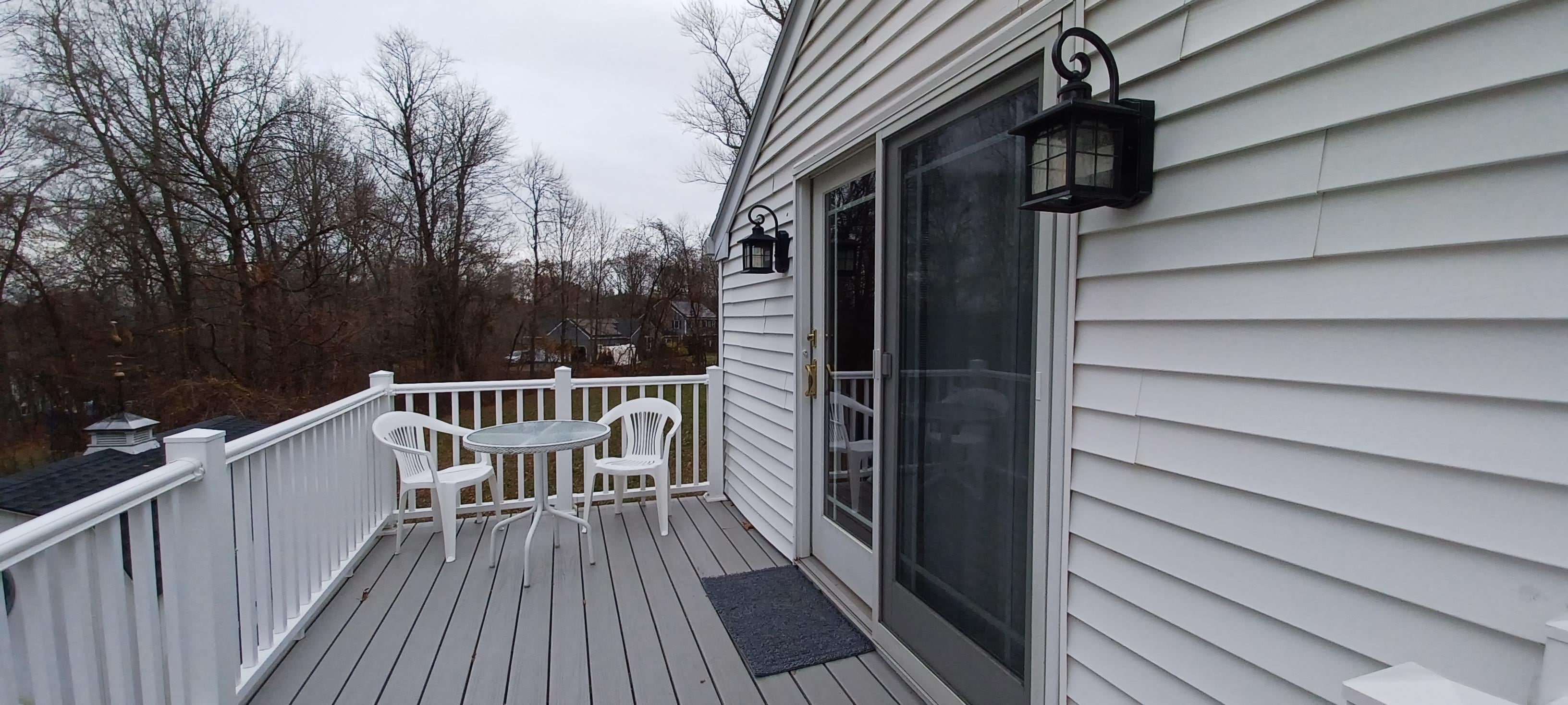 Lovely place to sit when it's warm (or if you like cold weather!)