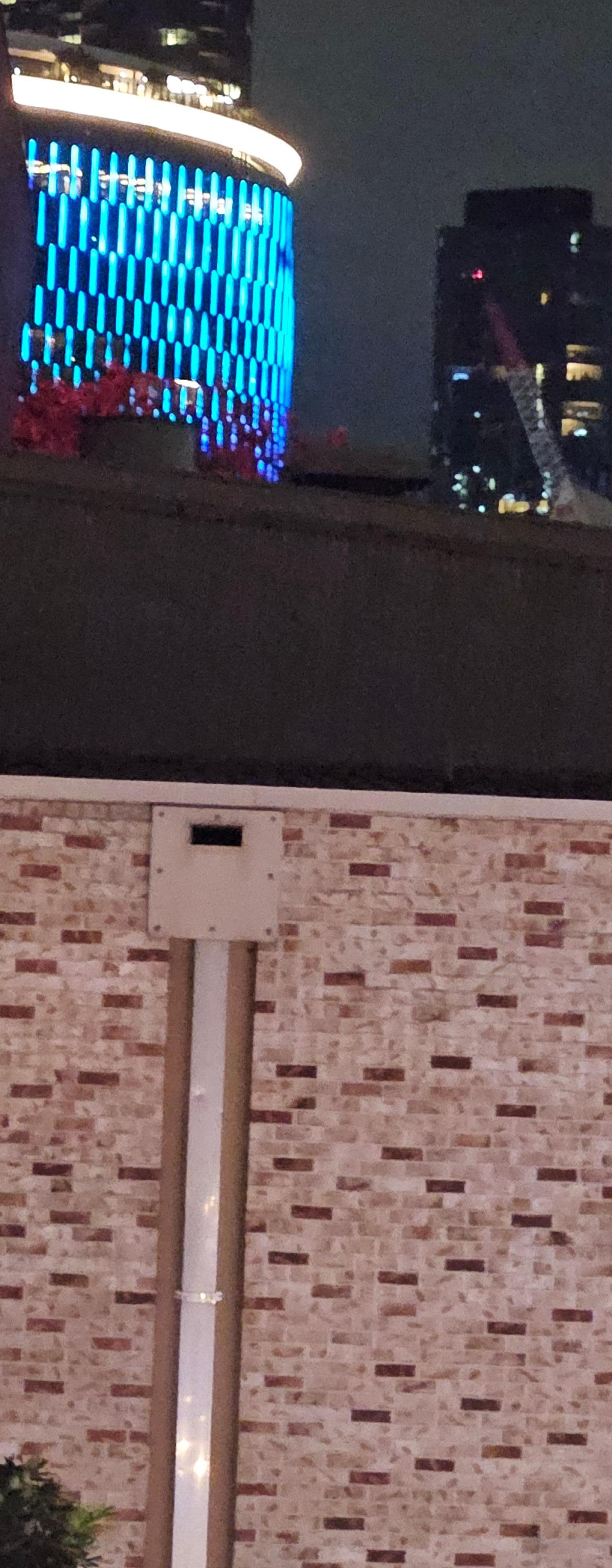 Partial City view room 124.