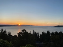 Sunset at the balcony.