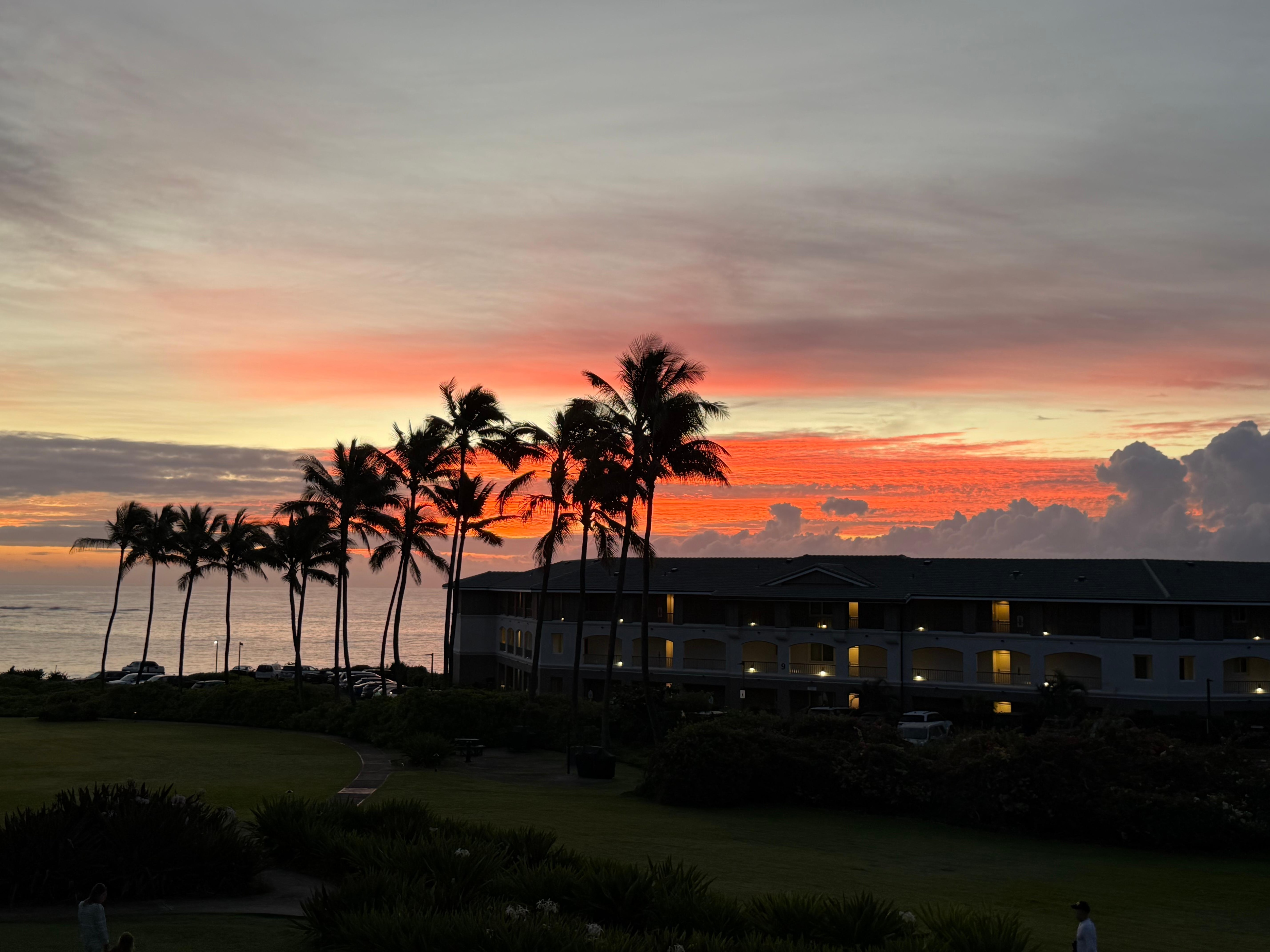 Another beautiful sunrise from the balcony