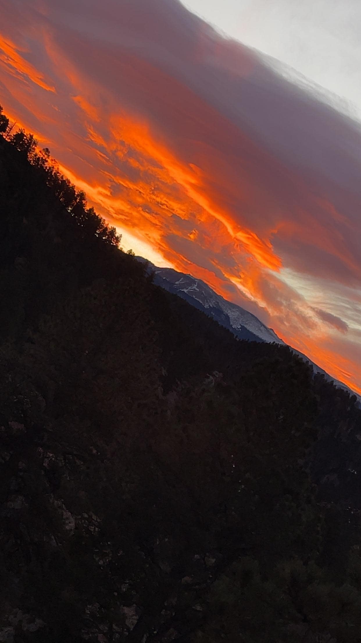 Sunrise view from Cabin deck.