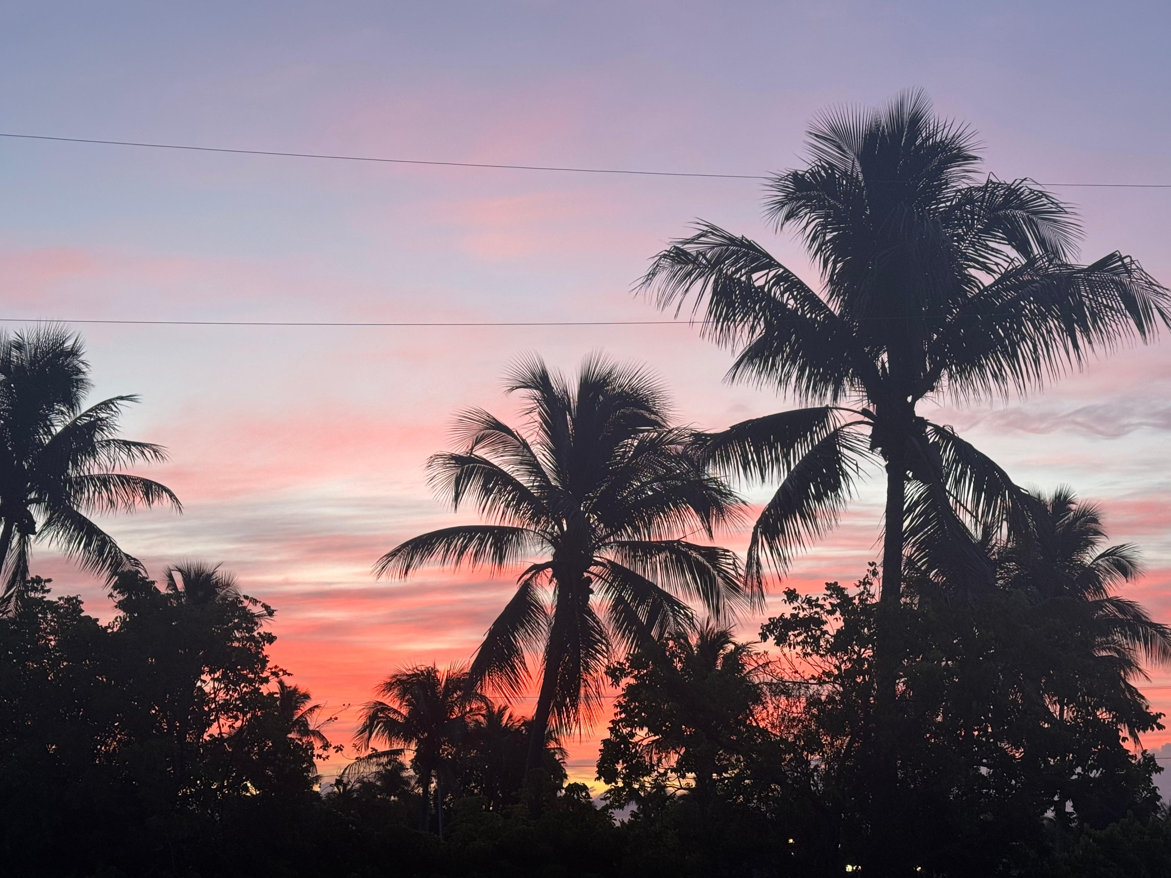 Sunrise from the kitchen window!