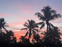 Sunrise from the kitchen window!