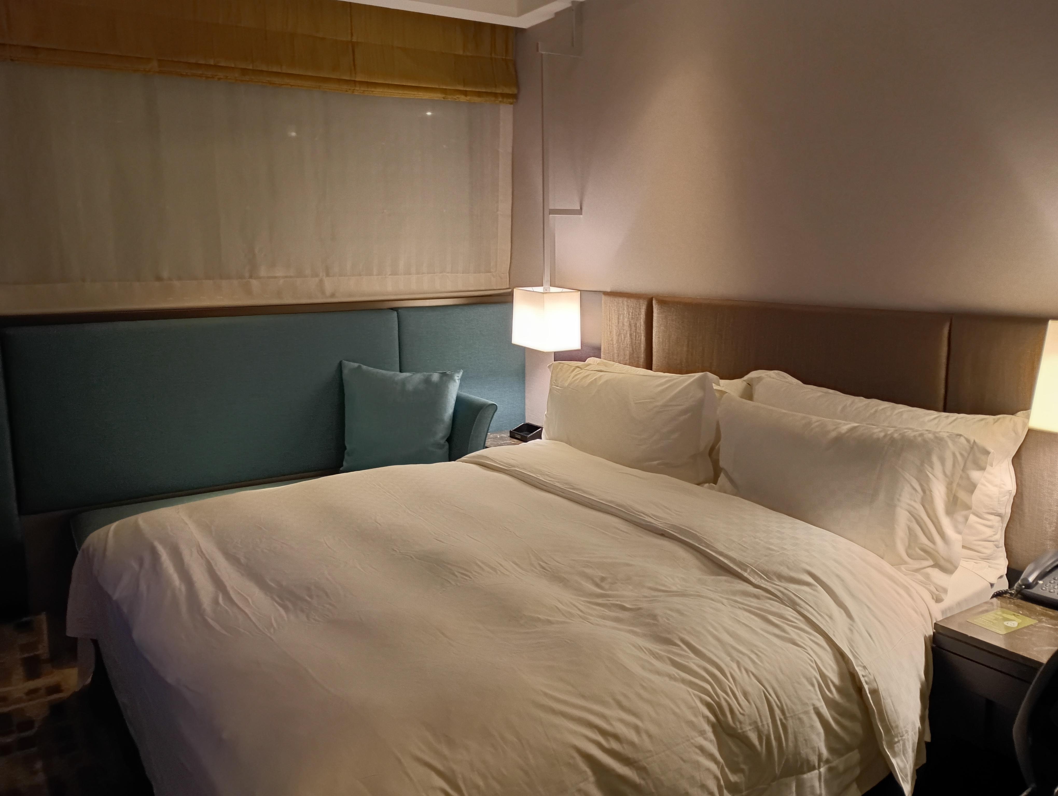 ベットの寝心地に満足😊