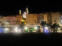 Menton at night
