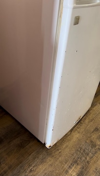 Rusty refrigerator