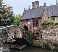 Usually a very busy bridge but there is a front door you can use too