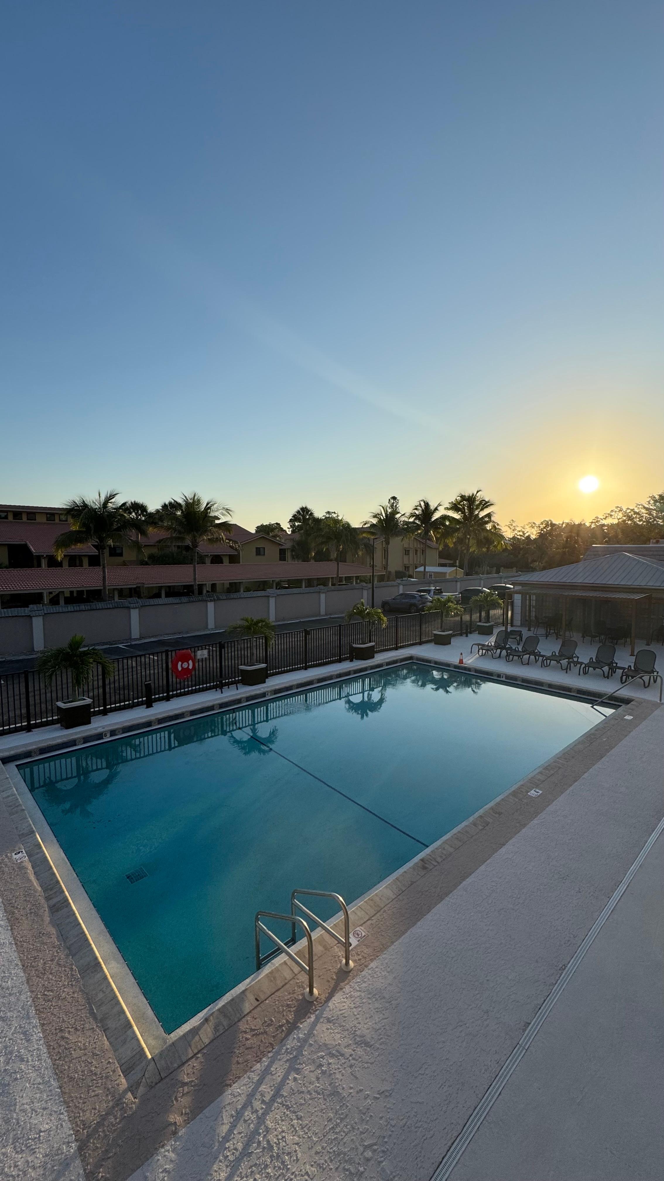 Pool at morning