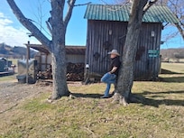 The shack beside the house. Has a wood burning furnace for the heat in the winter. They keep stocked for you!