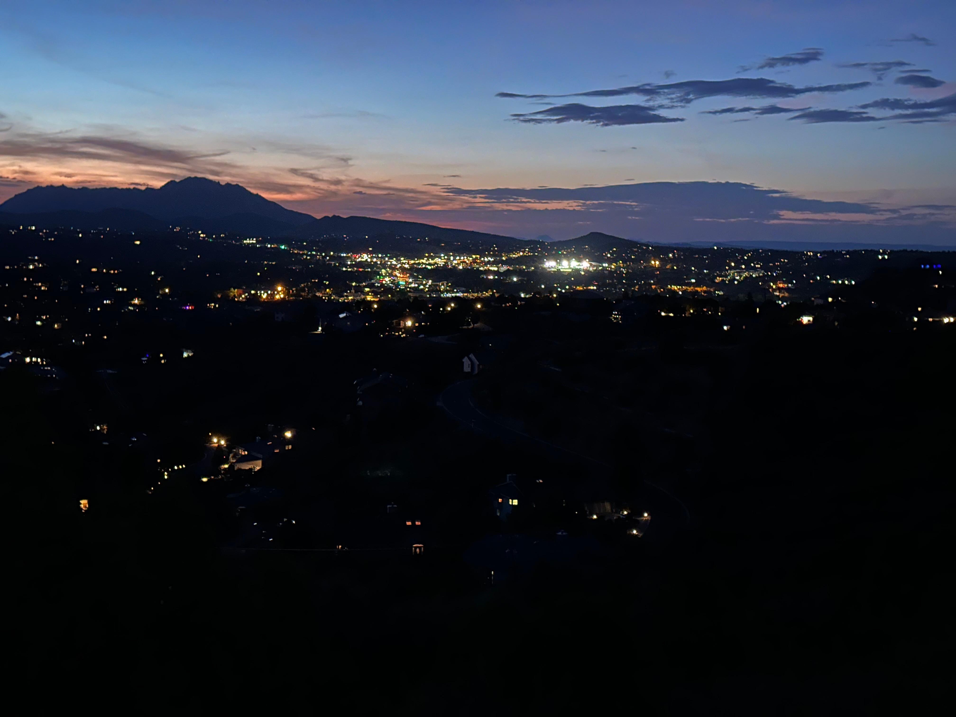 City lights of Prescott 