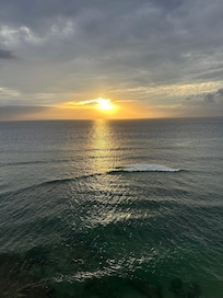 Sunset from the lanai.
