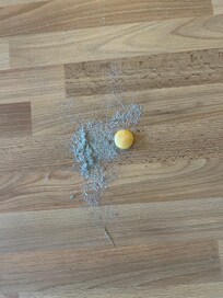 This was just the first 10 seconds with the broom