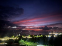 Sunset from condo deck