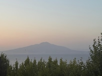 Mount Vesuvius from balcony of suite