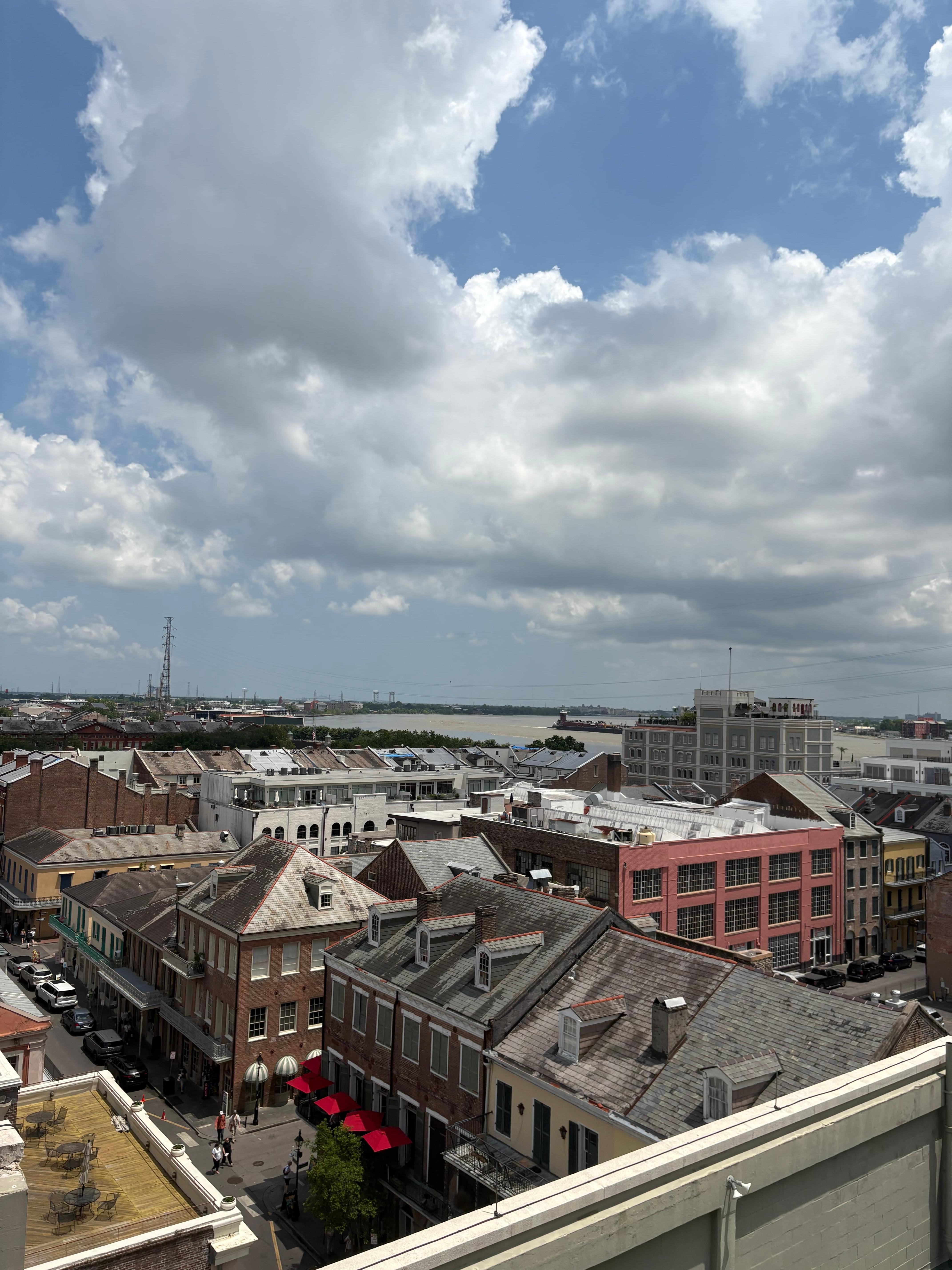 View from observation deck at the pool