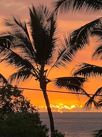 Sunset from the dining area porch third level.