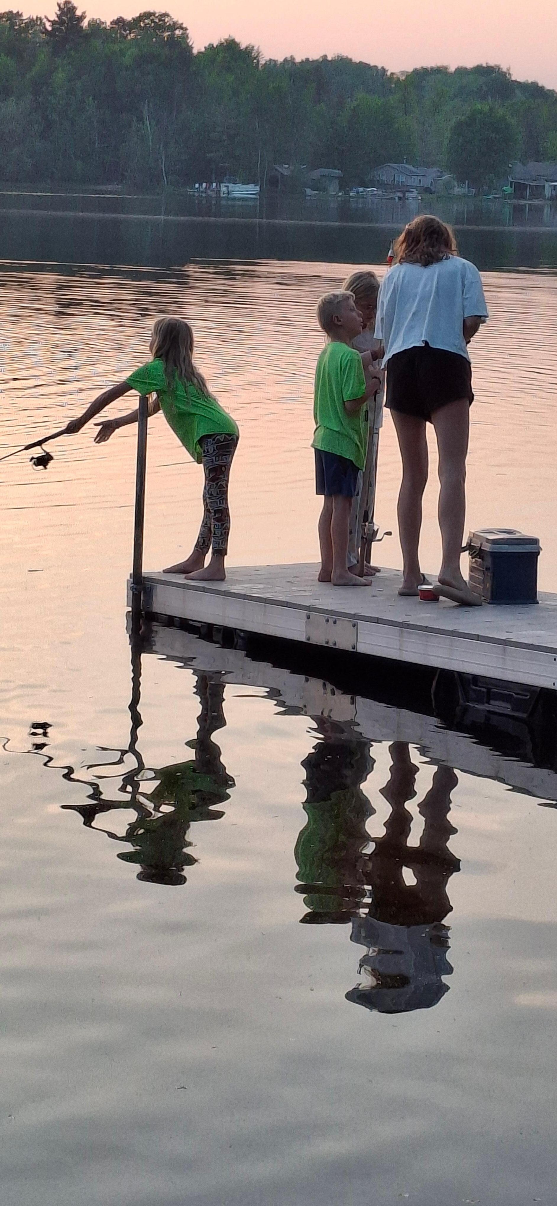 And fished