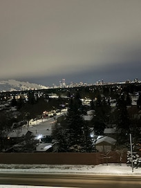 View from our room, 9th floor.