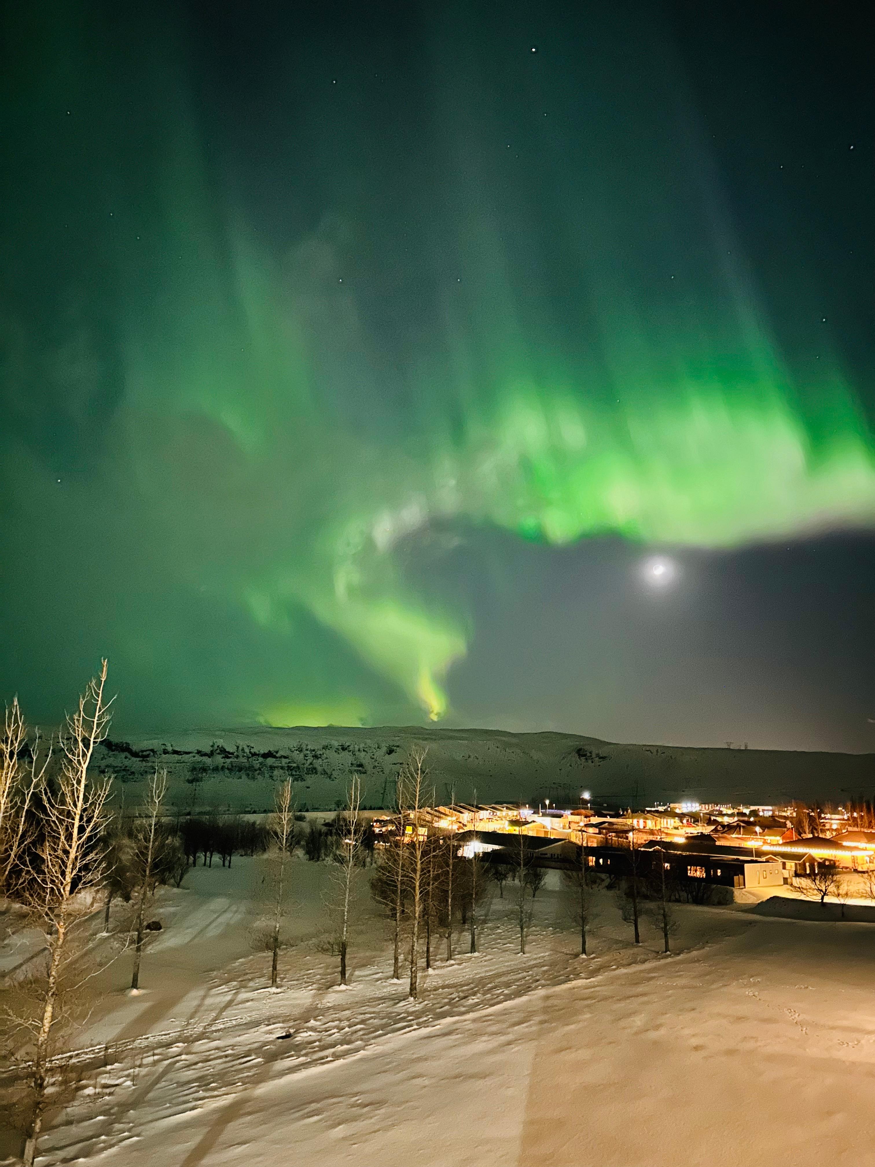 Aurora from the hotel 