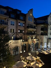 Views from the balcony at night