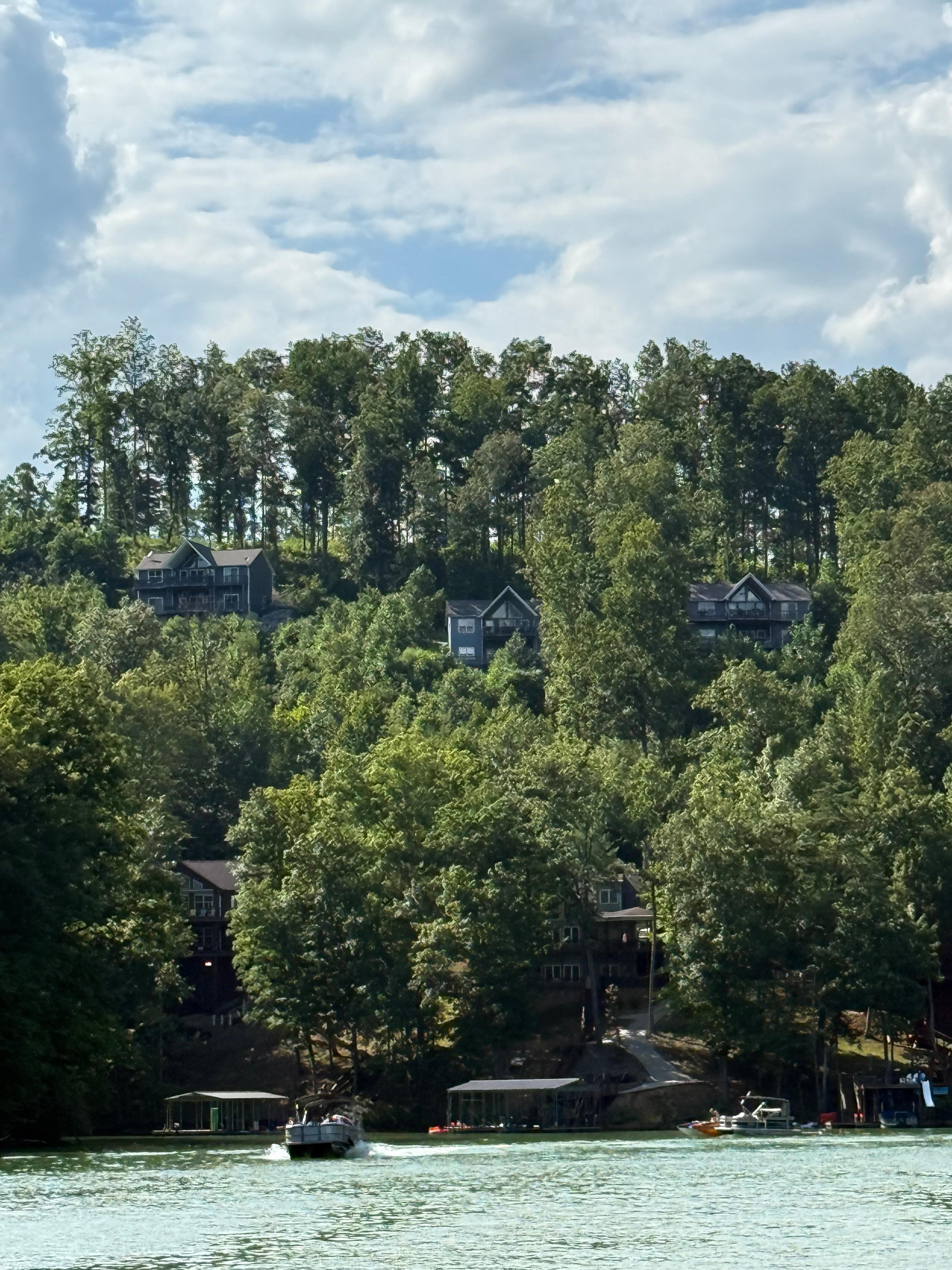 House is in the middle 