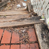 Steps from back alley parking