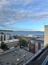 from rooftop sitting area