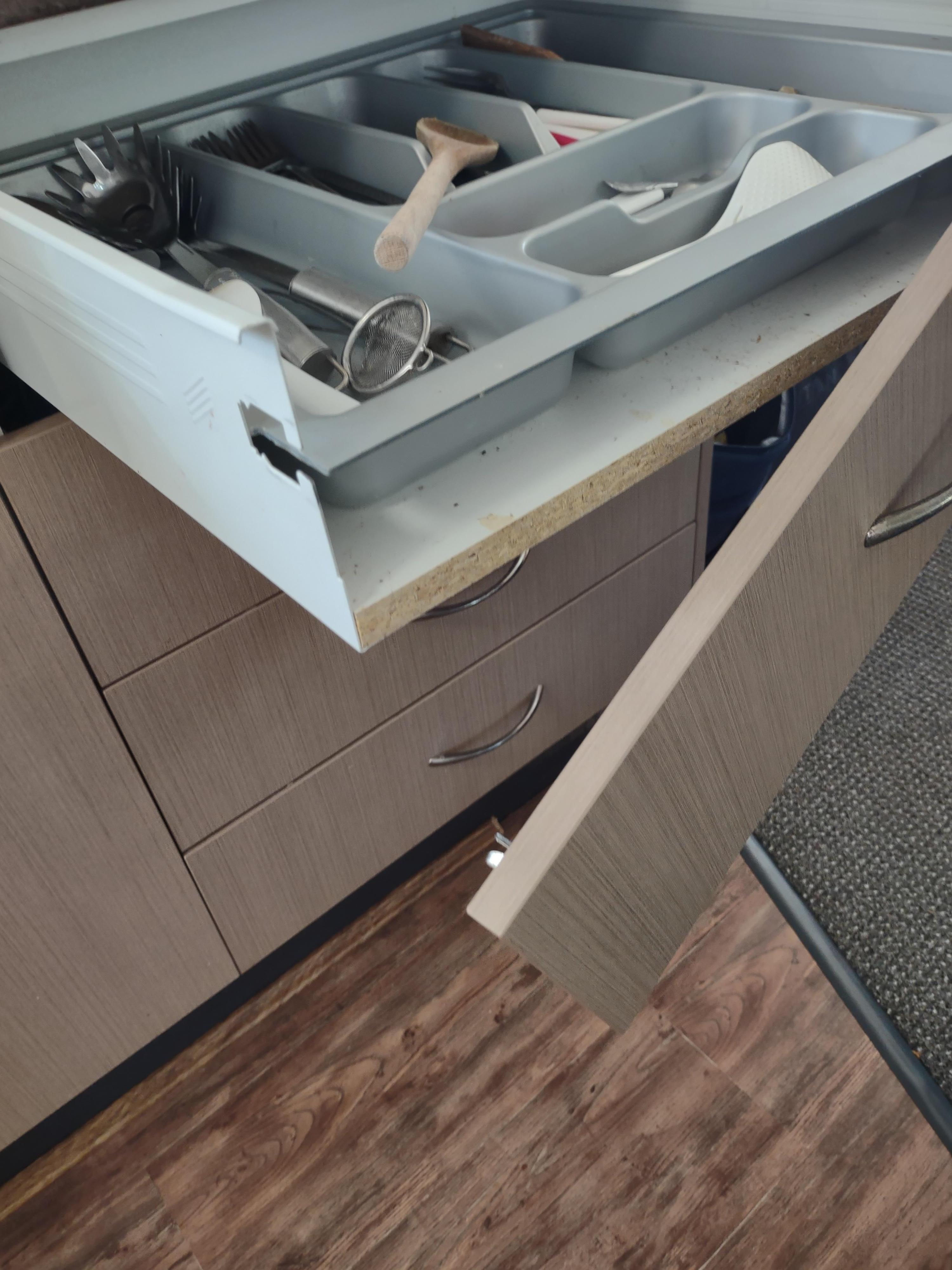 Broken drawer