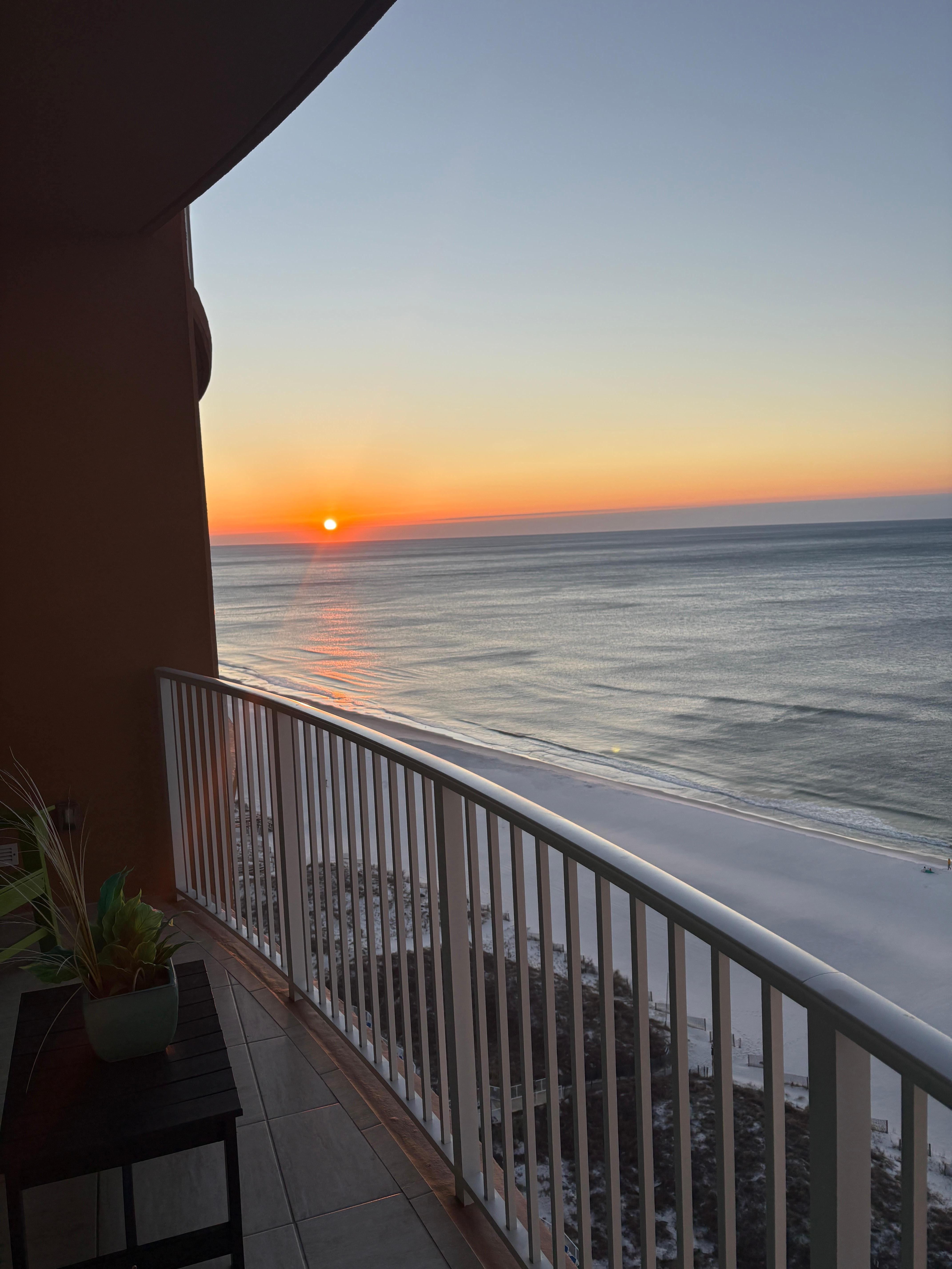 Balcony sunrise 