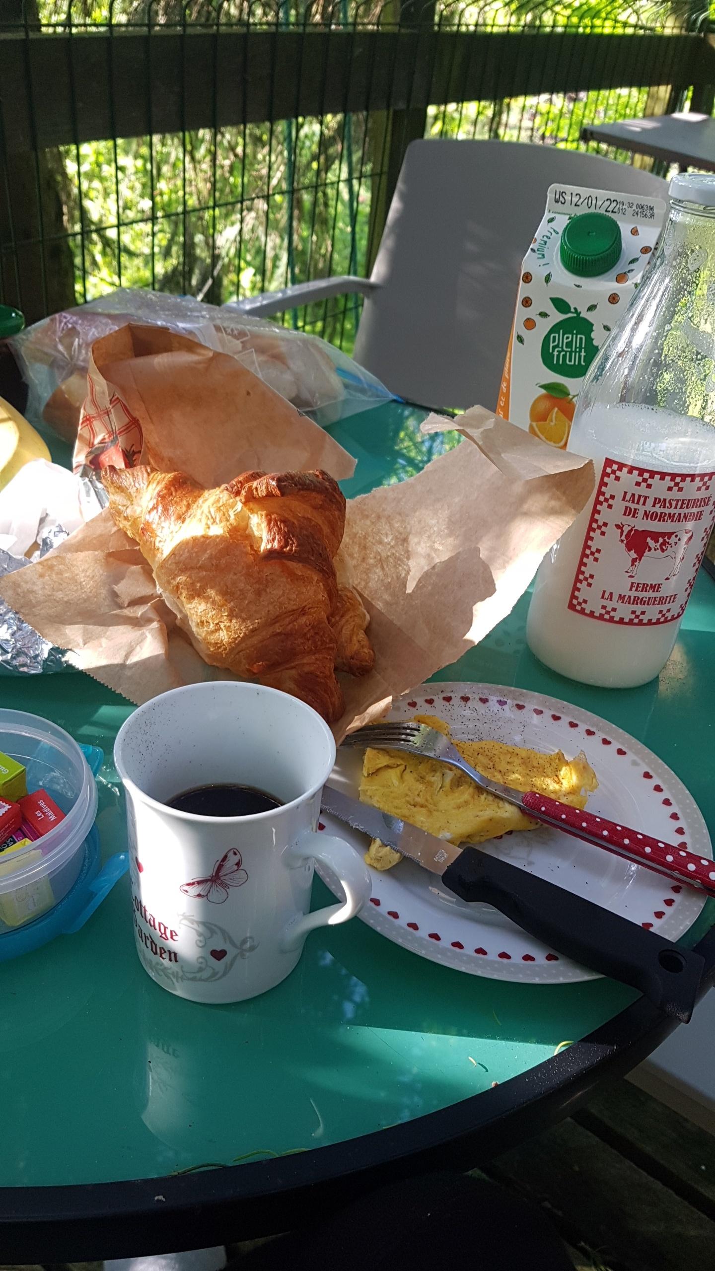 Petit déjeuner plus que copieux 