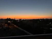 Beginning of the sunrise from our room.