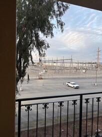 The power plant view from our room.