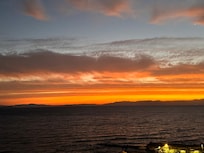 The sunrise from our balcony