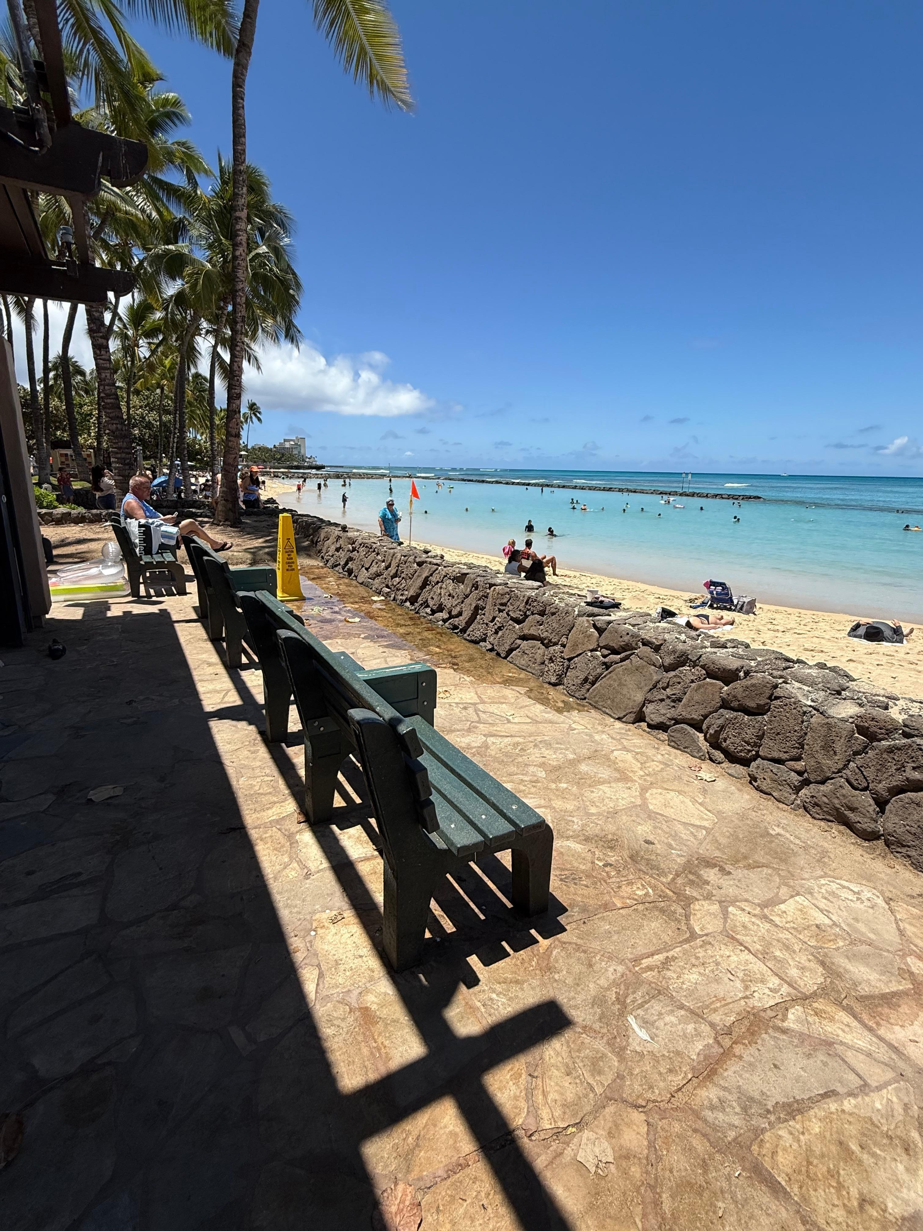 Waikiki. Just a beautiful stretch of beach
