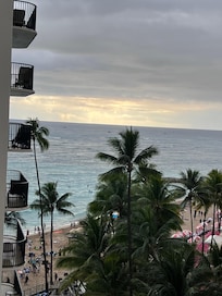 “partial” ocean view from our lanai was gorgeous