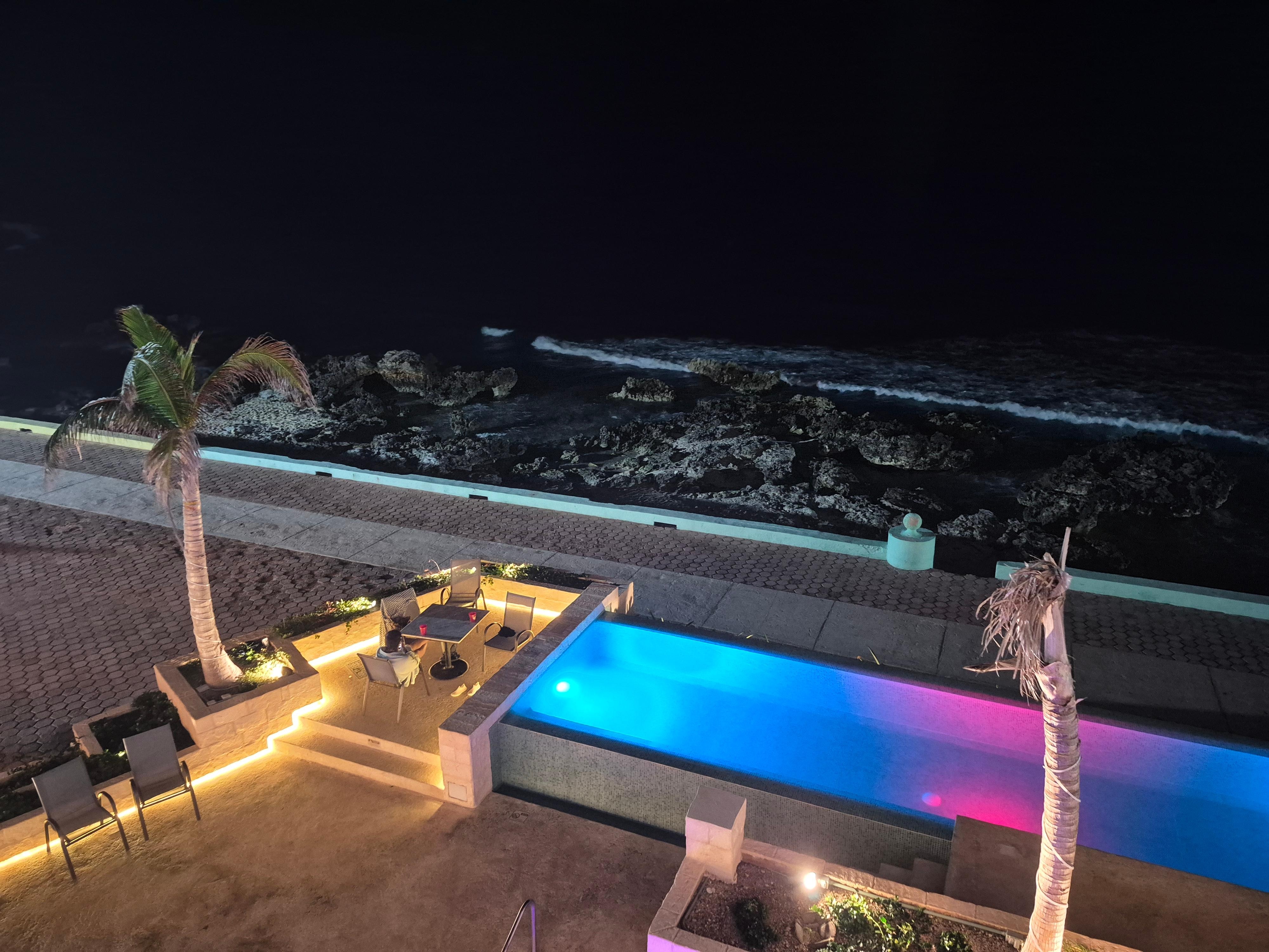 Views of pool from room